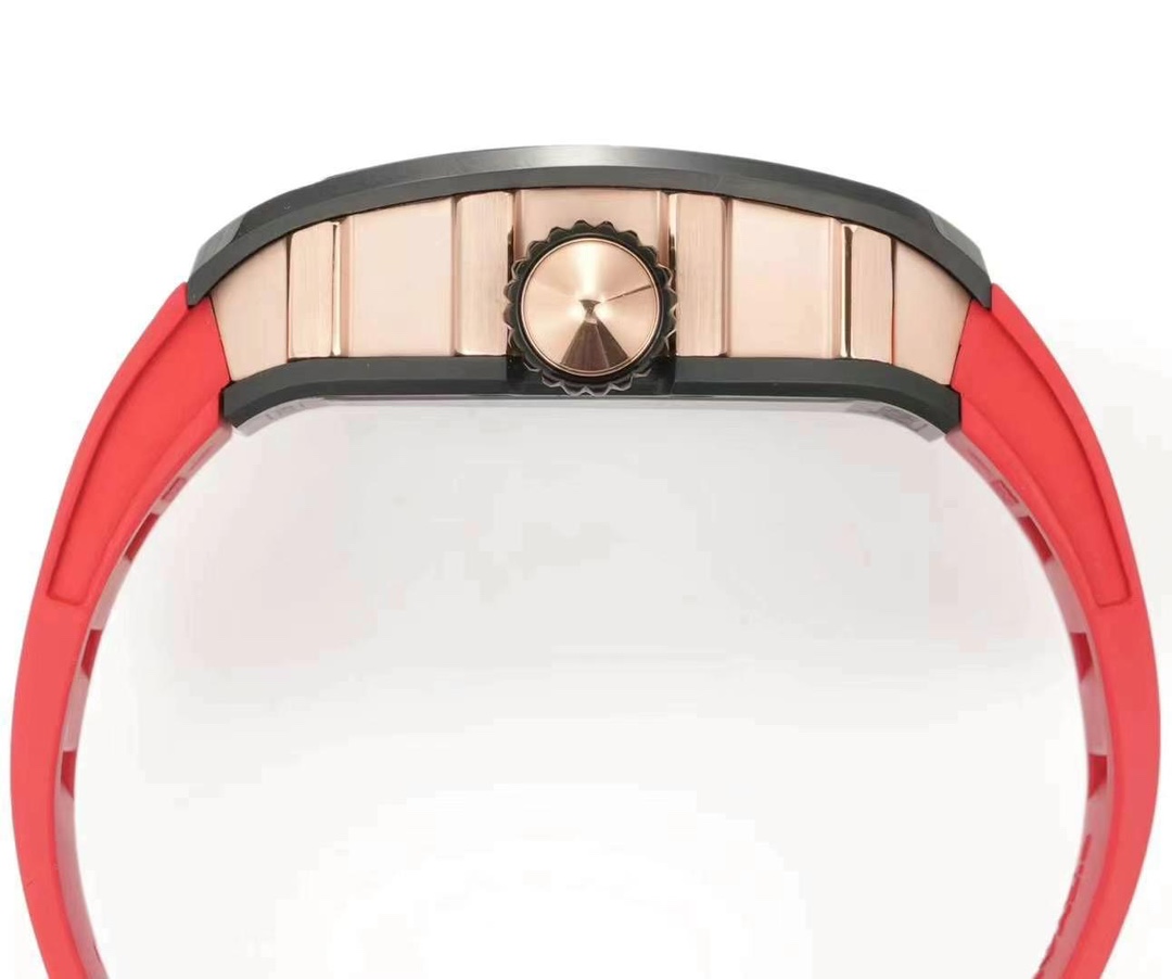 Replica Richard Mille RM S10 Koi Tourbillon Watch – Red Rubber Strap, AAA Quality - Image 8