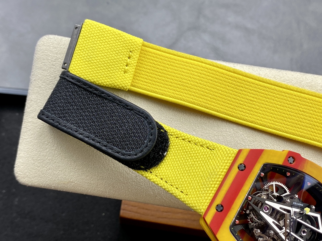 Replica Richard Mille RM27-03 Rafael Nadal Tourbillon Swiss Movement Carbon Fiber Watch - Image 10