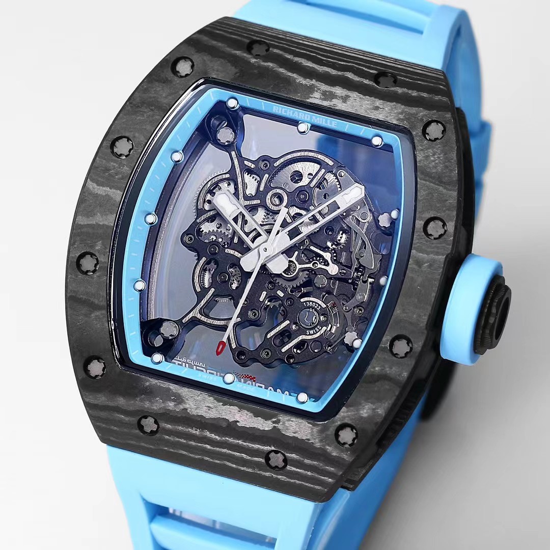 Replica Richard Mille RM 055 Carbon Fiber Men’s Watch: A Masterpiece of Innovation, Craftsmanship, and Modern Elegance - Image 7