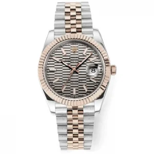 Rolex Datejust 41mm Watch with Platinum Bezel, Grey Dial