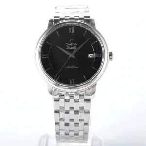 Omega De Ville Prestige Black Dial Steel