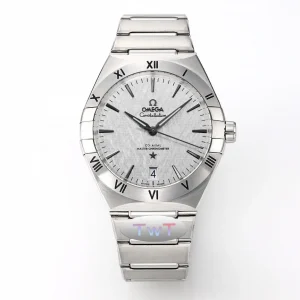 Omega Constellation Ceramic Silver Watch