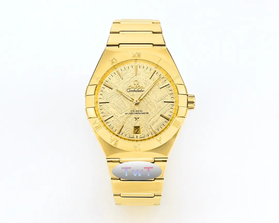 Omega Constellation 41mm Gold Ceramic Watch