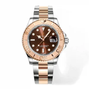 Rolex Yacht-Master 42 Rose Gold & Stainless Steel Brown Dial