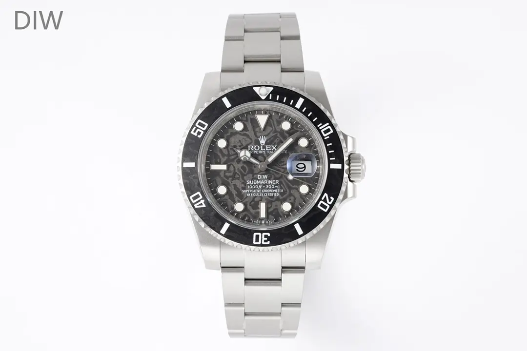 Rolex Submariner PARAKEET – Custom Black Carbon Fiber Dial, Premium Stainless Steel