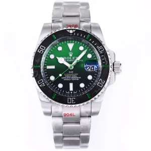 Rolex Submariner PARAKEET – Custom Green Gradient Dial, Stainless Steel
