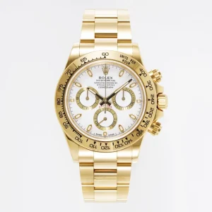 Rolex Daytona 4130 Gold Full Gold Chronograph Watch – Swiss A-Grade Watches Quality