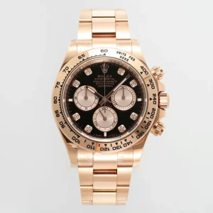 Rolex Daytona Rose Gold Black Dial Chronograph Watch – 60th Anniversary
