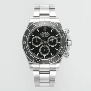 Rolex Daytona M126500LN Perfect Edition – Silver Stainless Steel, Black Dial, Watches Chronograph
