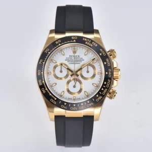 Rolex Daytona Watch with Black Ceramic Bezel