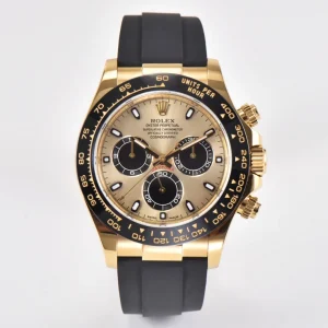 Rolex Daytona 116518 – Gold with Rubber Strap