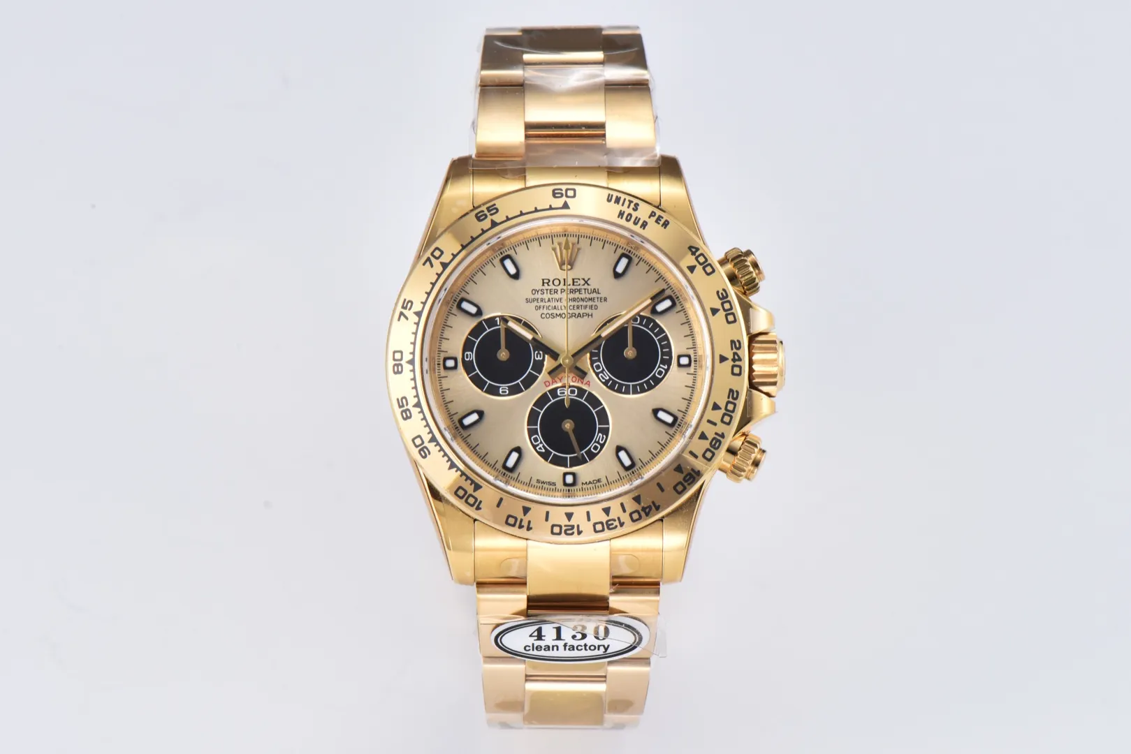 Rolex Daytona 116518 – Gold Panda Dial Chronograph
