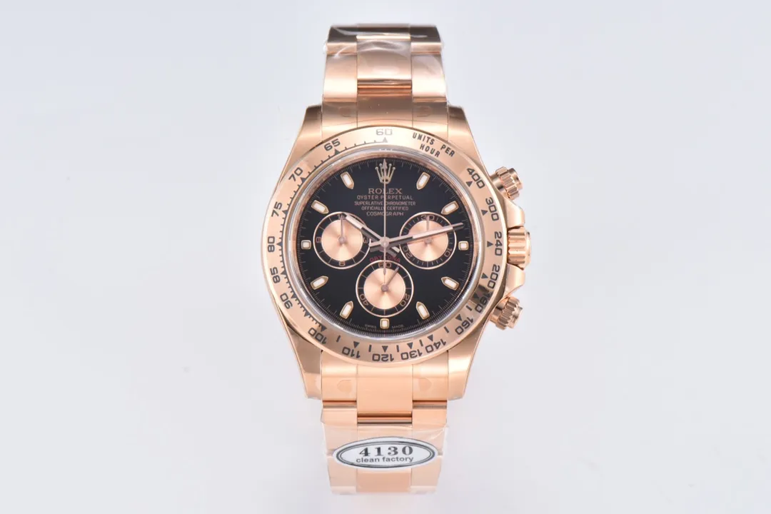 Rolex Daytona 116505 Full Rose Gold with Black Enamel Dial