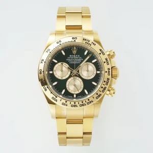 Rolex Daytona Watch – Gold with Black Dial – Limited Stock
