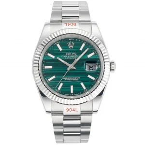 Rolex Datejust 41 Custom Malachite Dial