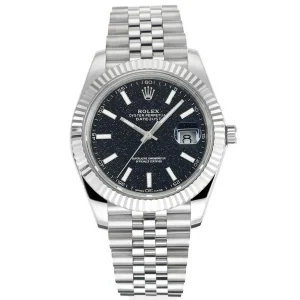 Rolex Datejust 41mm Watch – Gold Sandstone Dial, Stainless Steel Jubilee Bracelet