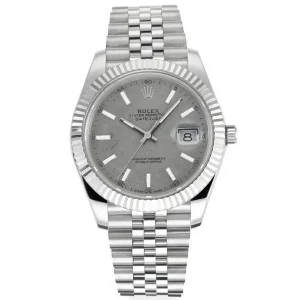 Rolex Datejust 41mm Meteorite Dial Stainless Steel Watch – Silver