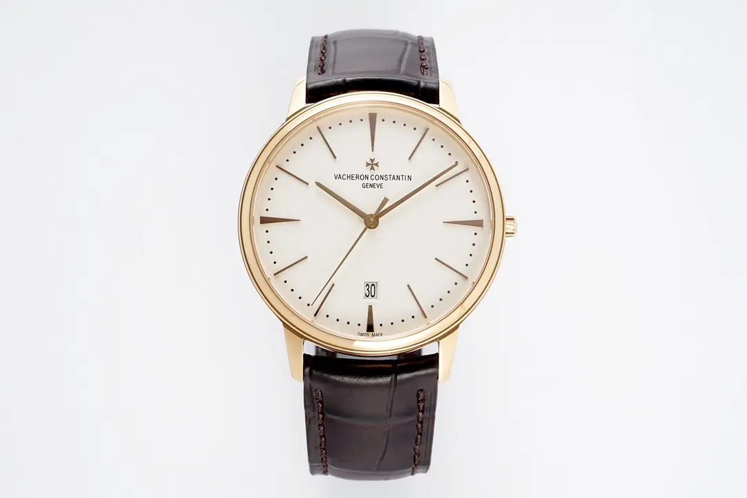 Vacheron Constantin Patrimony 85180 – Gold Case, Brown Leather Strap, Minimalist Design, Best