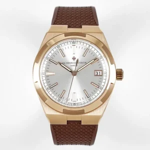 Vacheron Constantin Overseas – Rose Gold Case, Brown Strap, Interchangeable Band System