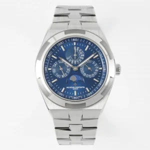 Vacheron Constantin Overseas 4300V Perpetual Calendar Watch – Blue Dial, Stainless Steel Bracelet, Best
