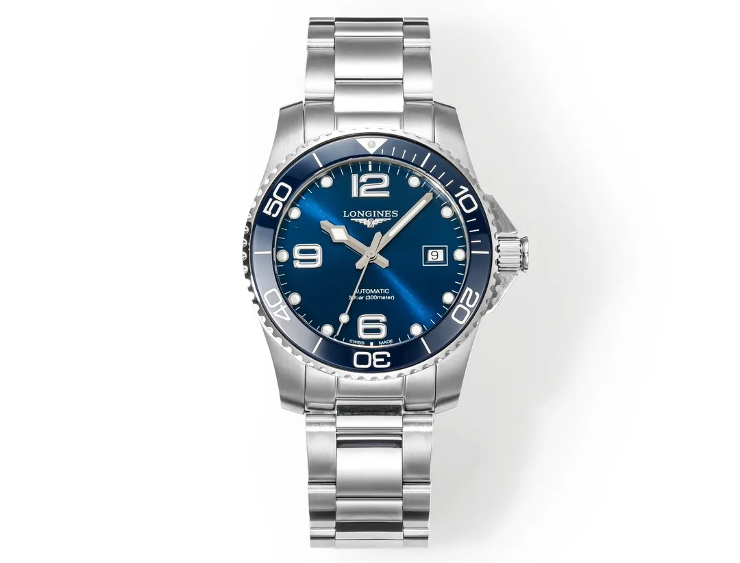 Longines Conquest Blue Dial Steel Watch