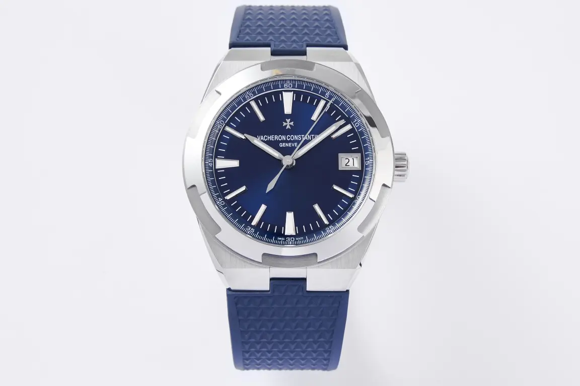 Vacheron Constantin Overseas 4500V Series – Blue Dial, Rubber Strap, Luxury Steel – Quality