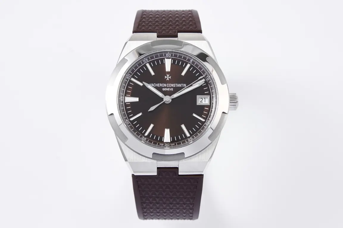 Vacheron Constantin Overseas 4500V Series – Brown Dial, Rubber Strap, Luxury Steel – Quality