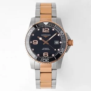 Longines Conquest Black Dial Two Tone – Quality