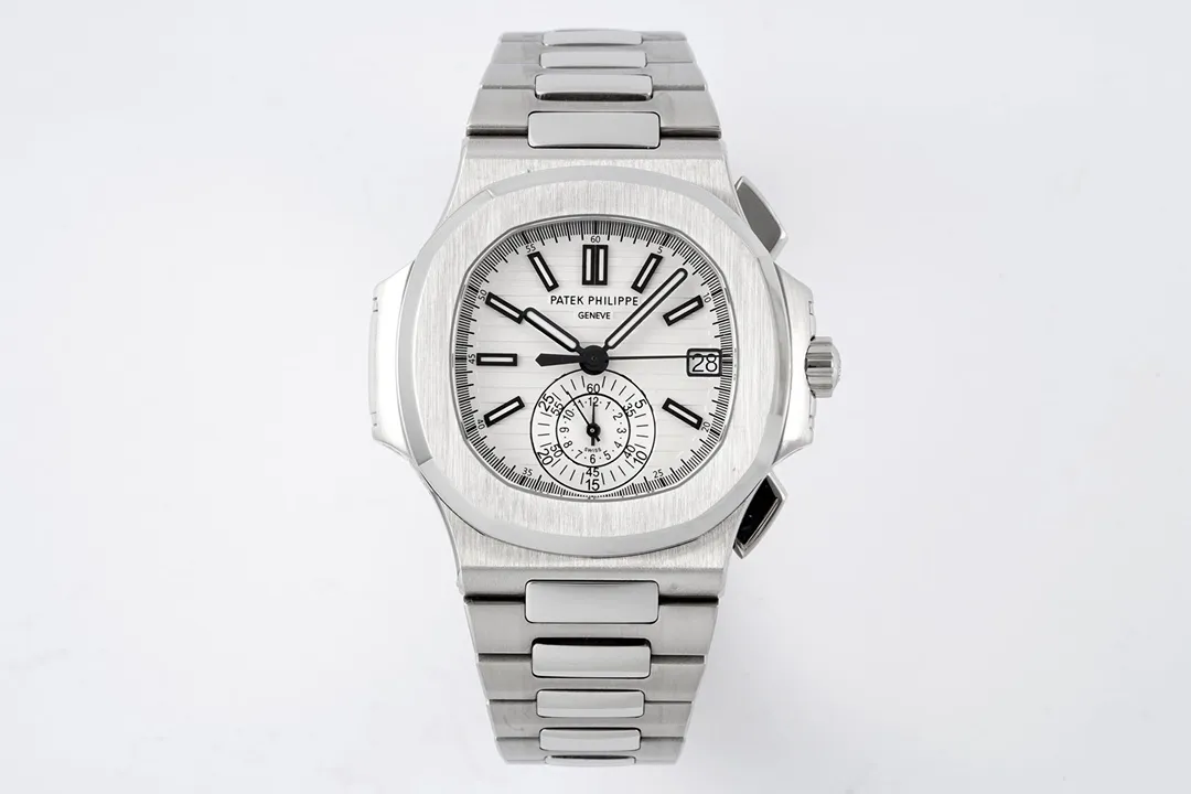 Patek Philippe Nautilus 5980 Silver Chronograph – Watch & Excellence