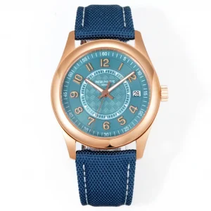 Patek Philippe Calatrava PP6007 Blue Dial Rose Gold Watch