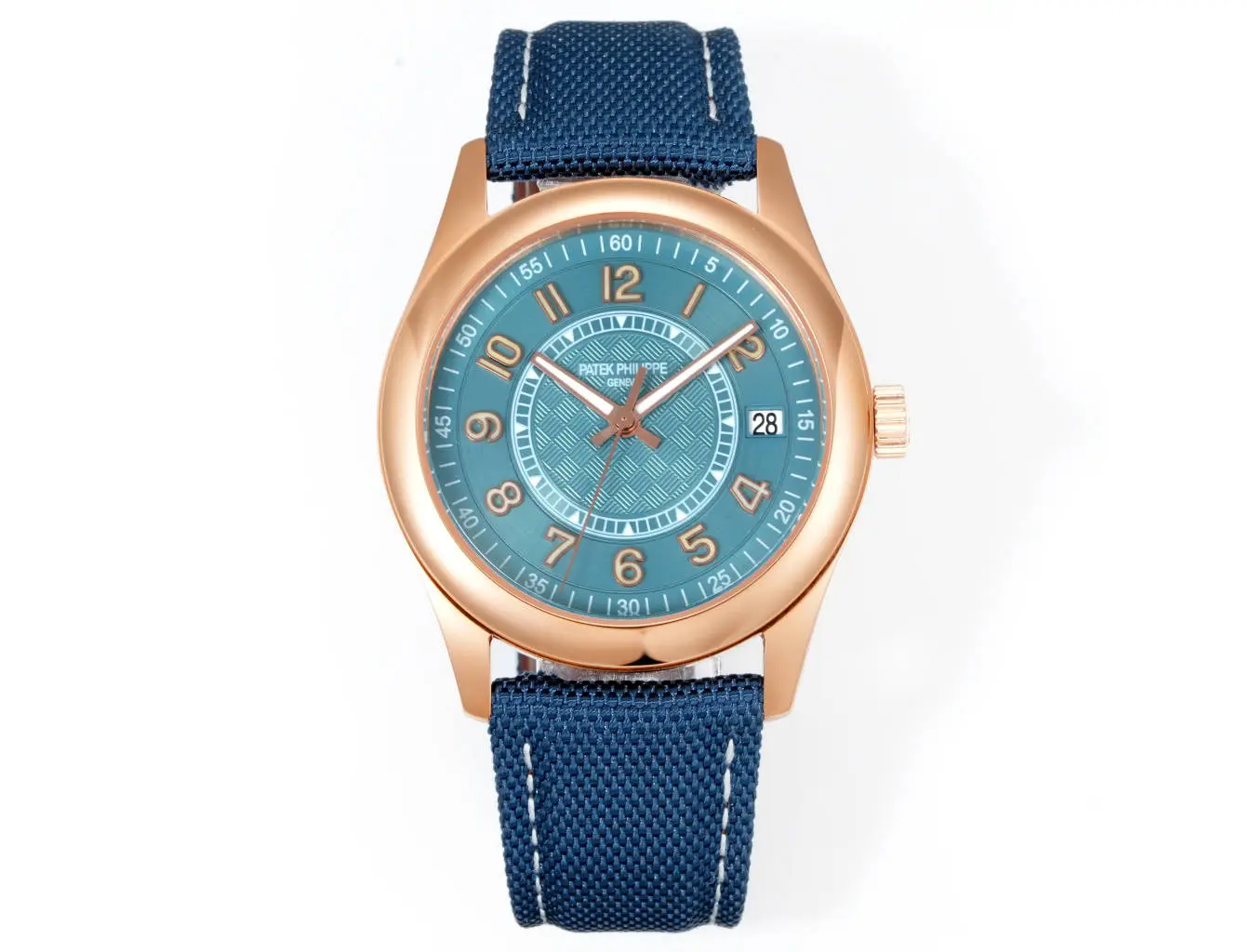 Patek Philippe Calatrava PP6007 Blue Dial Rose Gold Watch