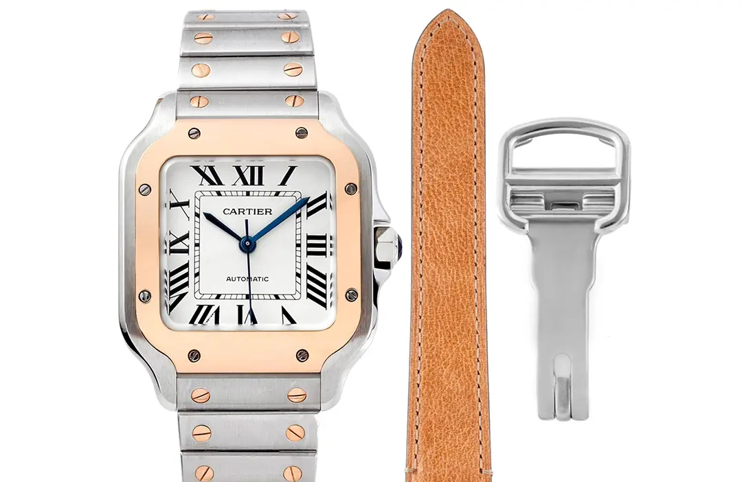 Cartier Santos de Cartier Watch Silver White