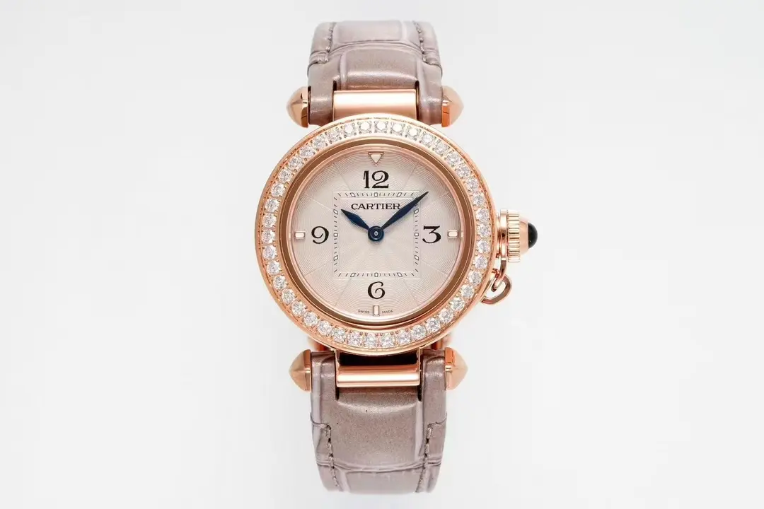 Cartier Pasha de Cartier Watch Rose Gold Leather