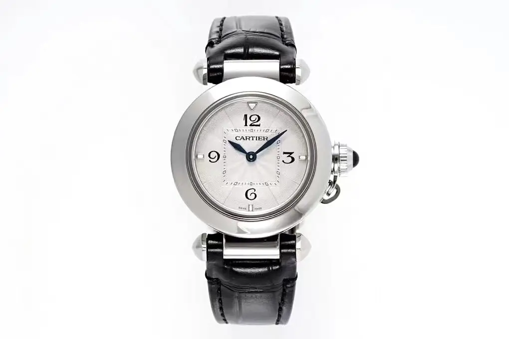 Cartier Pasha de Cartier Watch Silver Black
