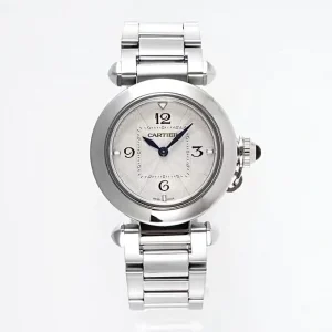 Cartier Pasha de Cartier Watch Silver Stainless Steel