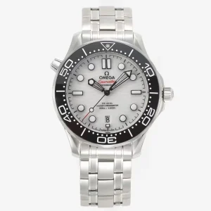 Omega Seamaster Planet Ocean 600m Co-Axial Master Chronometer 42mm Diver’s Watch – Stainless Steel with Black Ceramic Bezel, White Dial by Brand