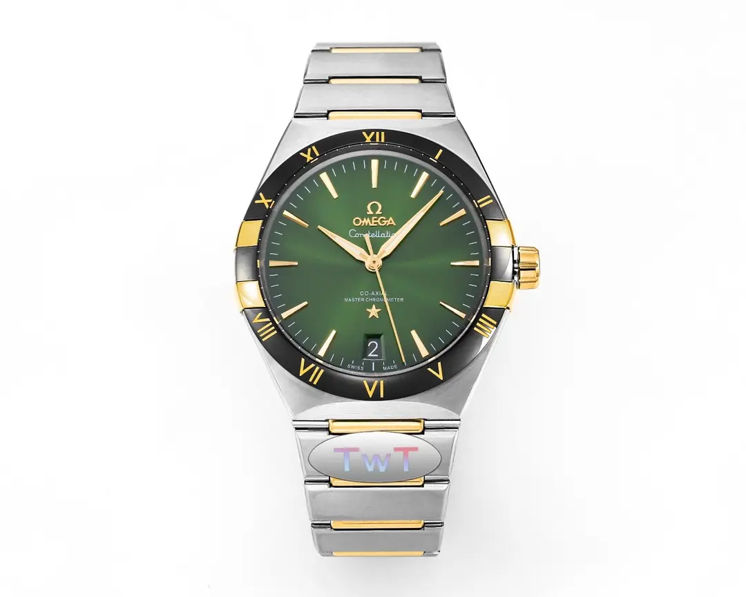 Omega Constellation 41mm Green Dial Steel