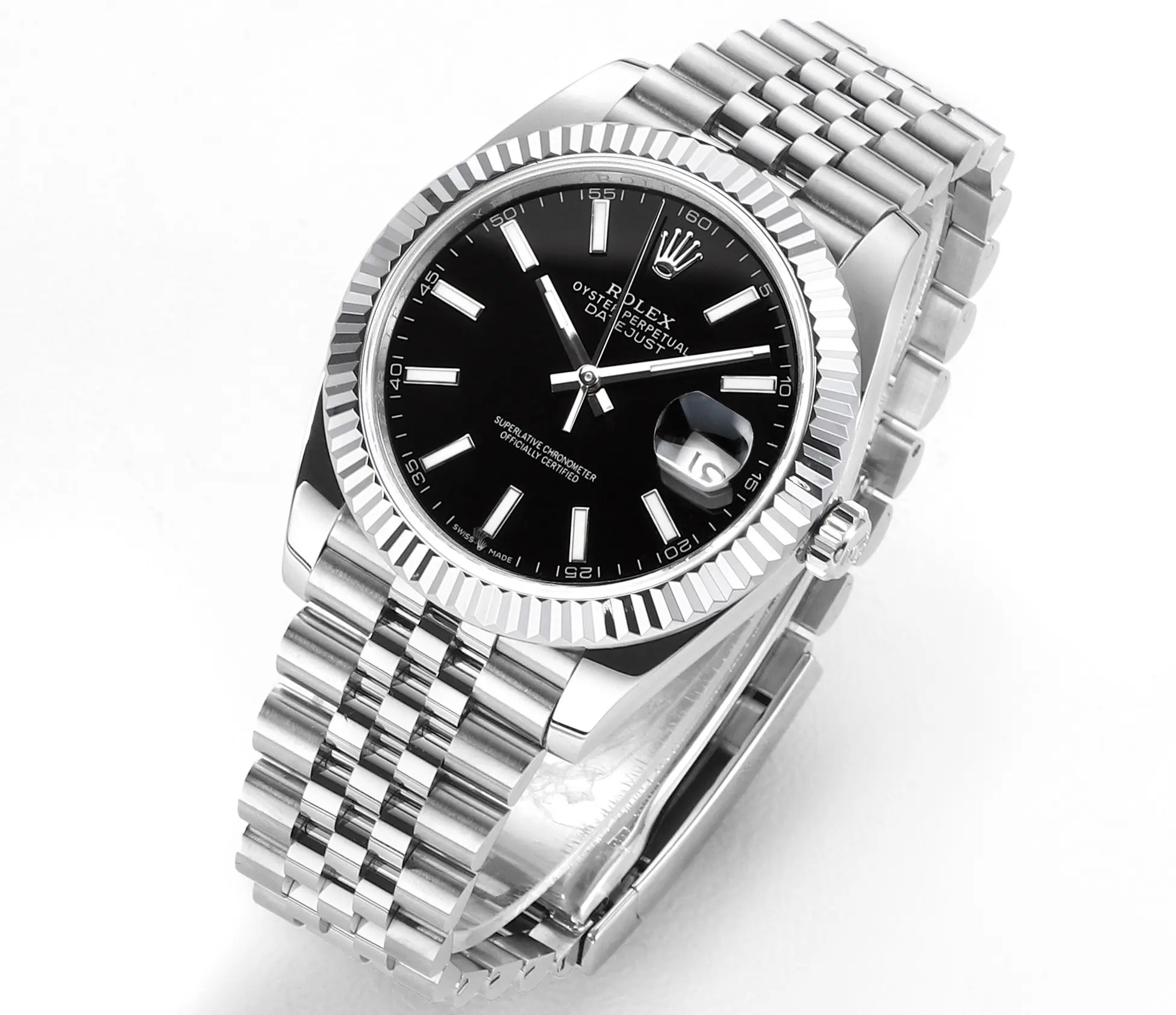 Rolex Datejust 41mm Black Dial Stainless Steel - Image 2
