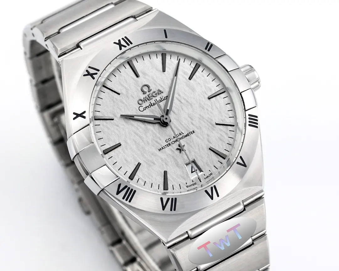 Omega Constellation Ceramic Silver Watch - Image 2