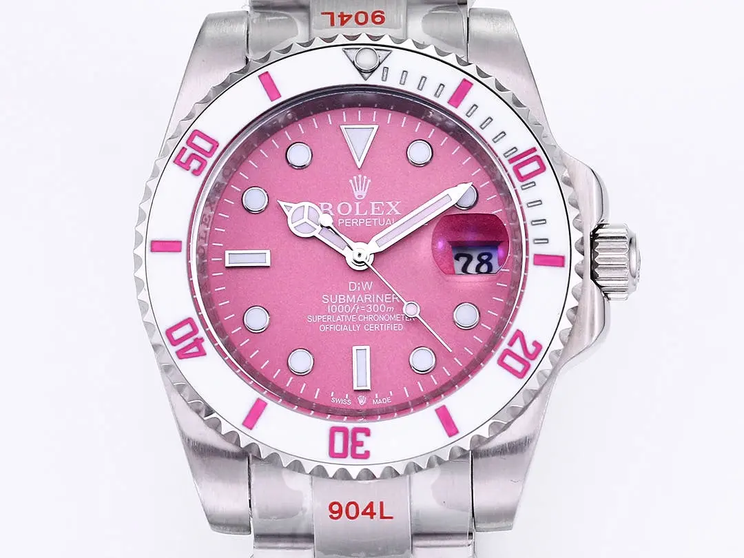 Rolex Submariner PARAKEET – Custom Pink Gradient Dial, Stainless Steel - Image 2