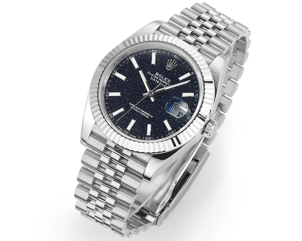 Rolex Datejust 41mm Watch – Gold Sandstone Dial, Stainless Steel Jubilee Bracelet - Image 2