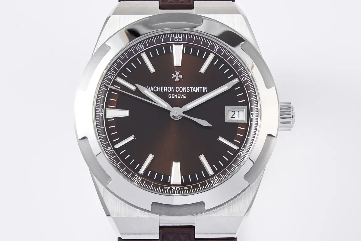 Vacheron Constantin Overseas 4500V Series – Brown Dial, Rubber Strap, Luxury Steel – Quality - Image 2