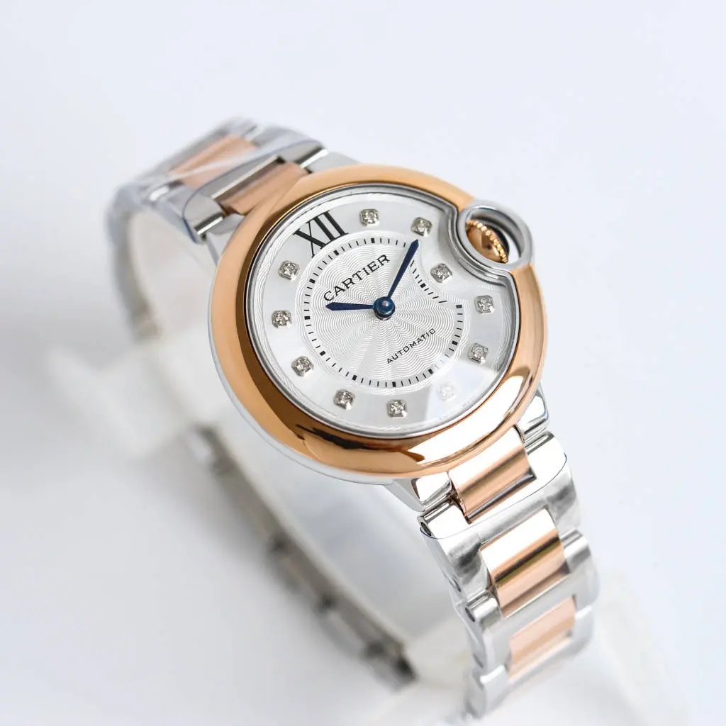 Cartier Ballon Bleu Rose Gold Steel - Image 2