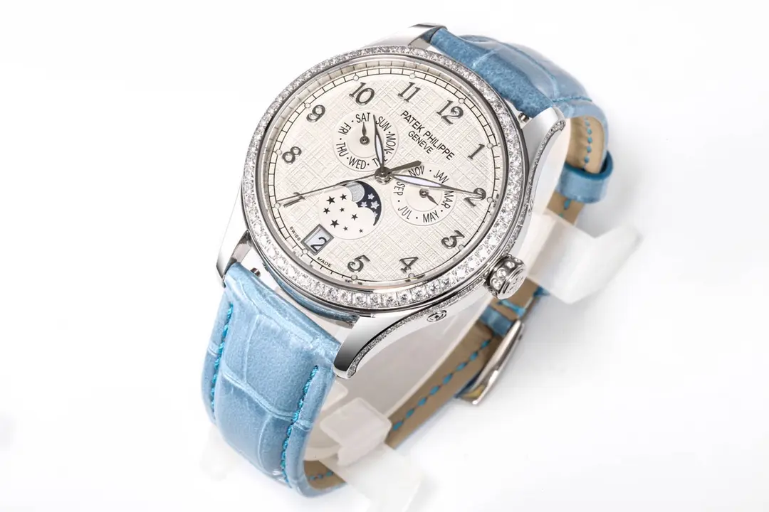 Patek Philippe Complications 4947R Blue Leather Watch - Image 2