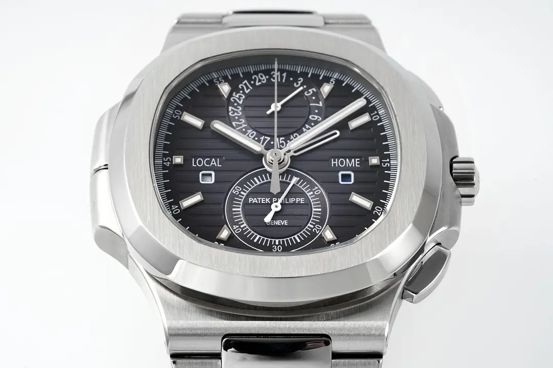 Patek Philippe Nautilus 5990/1A Dual Time Steel Black - Image 9