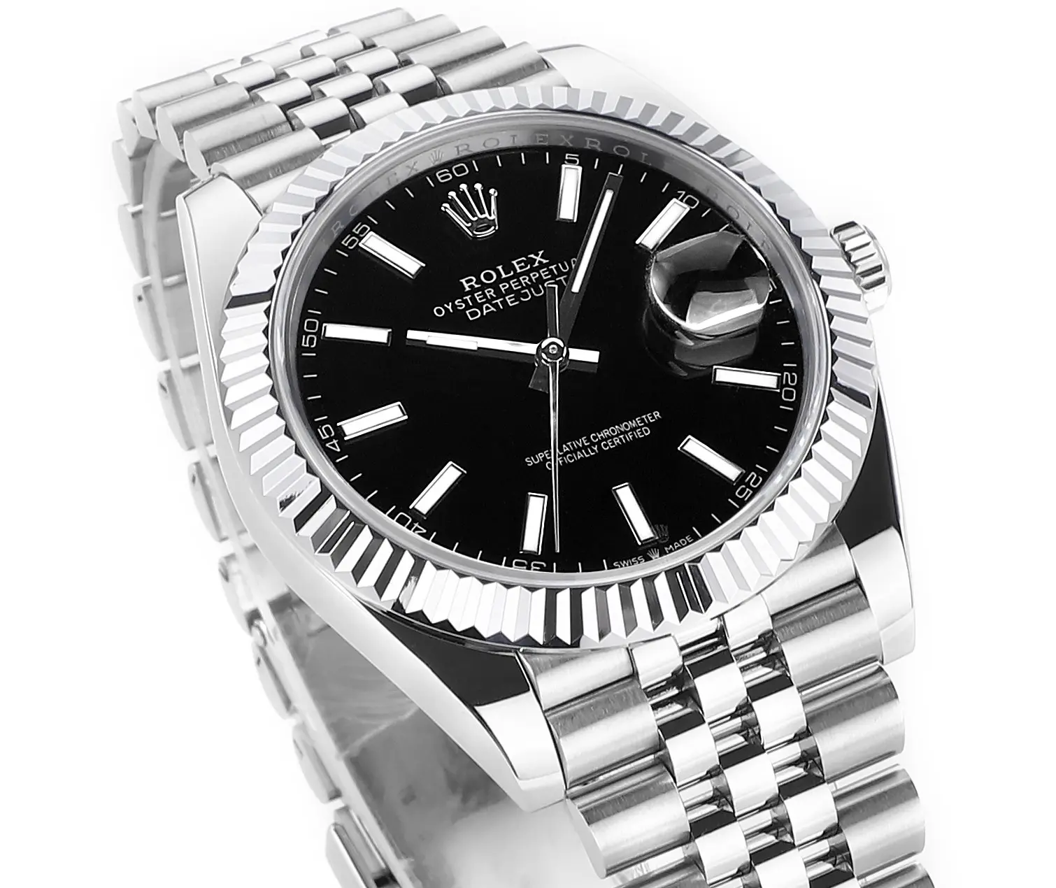 Rolex Datejust 41mm Black Dial Stainless Steel - Image 3