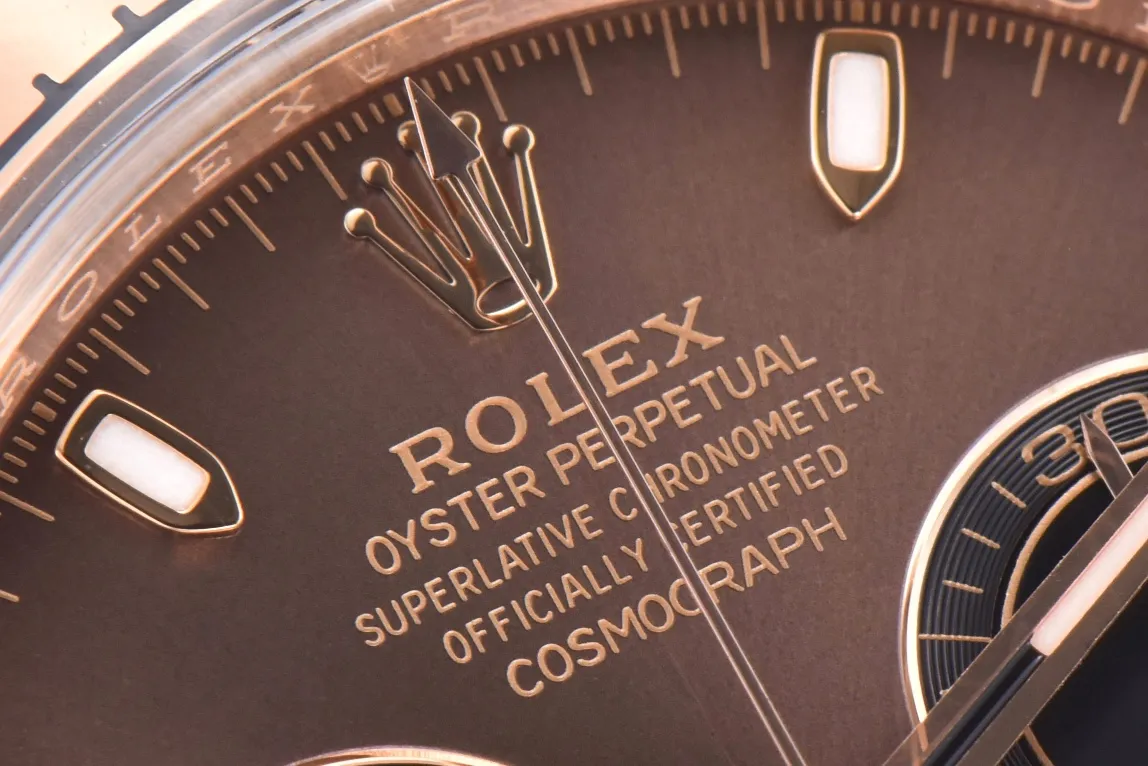 Rolex Daytona 116505 Rose Gold Daytona – Brown Dial, Three-Piece Strap Chronograph - Image 3