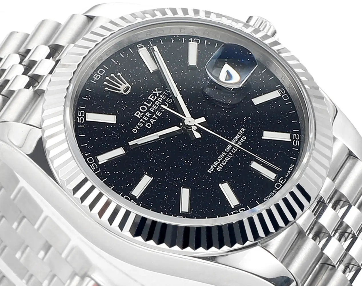 Rolex Datejust 41mm Watch – Gold Sandstone Dial, Stainless Steel Jubilee Bracelet - Image 3