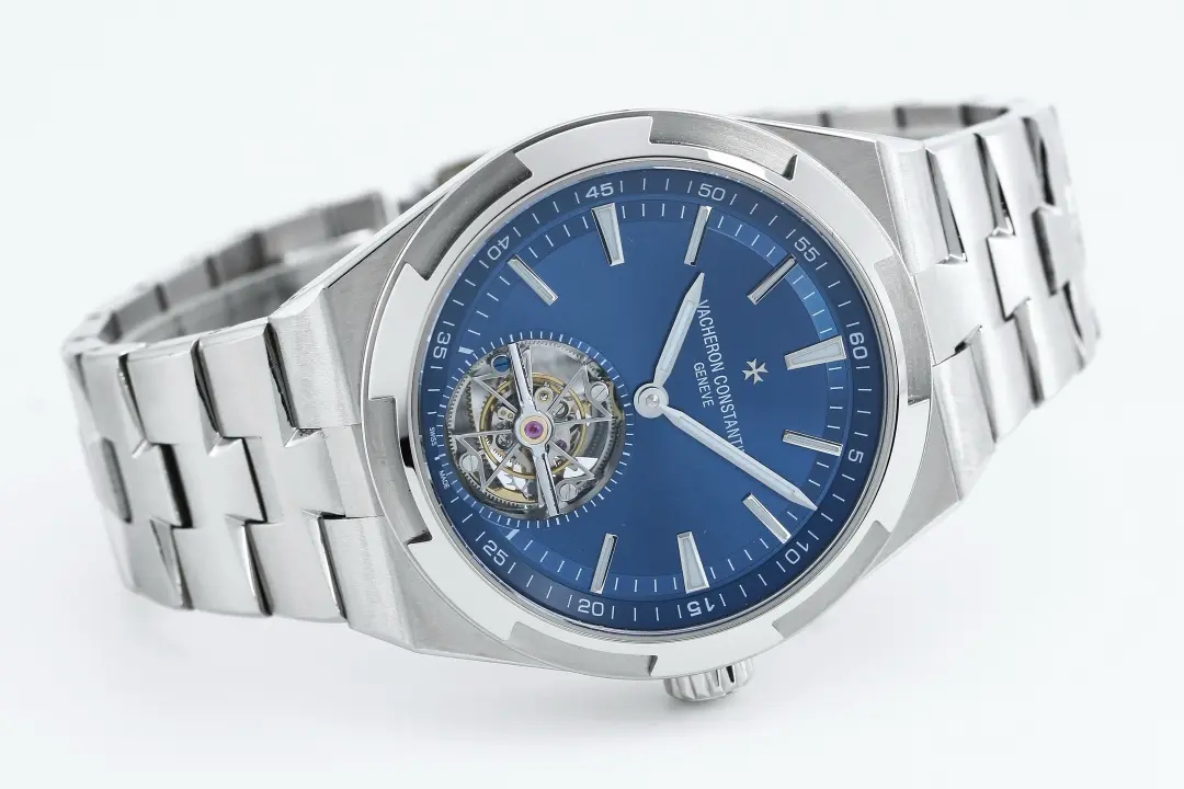 Vacheron Constantin Overseas Tourbillon – Blue Dial, Stainless Steel, New Release - Image 3