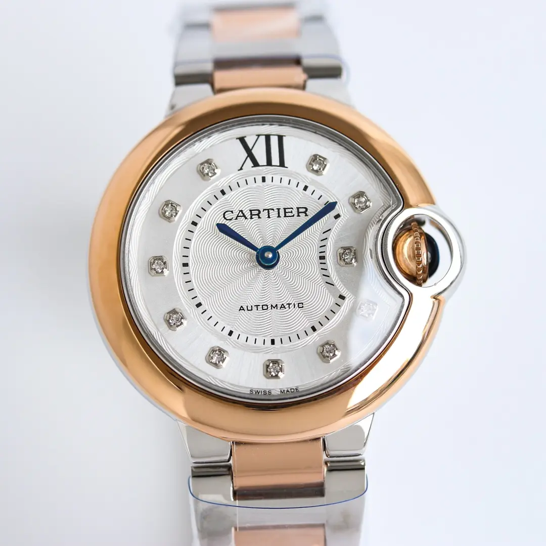 Cartier Ballon Bleu Rose Gold Steel - Image 9